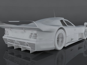 mercedes-benz clk-gtr Modelo 3D