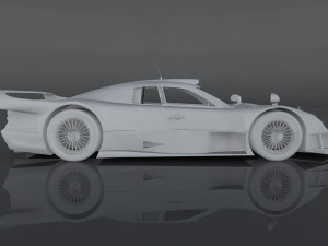 mercedes-benz clk-gtr Modelo 3D