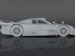 mercedes-benz clk-gtr 3D Model