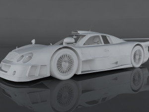 mercedes-benz clk-gtr Modelo 3D