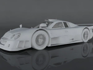 mercedes-benz clk-gtr 3D Model