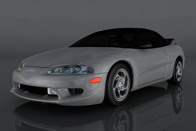 eagle talon tsi turbo 3D मॉडल .c4d .max .obj .3ds .fbx .stl .blend