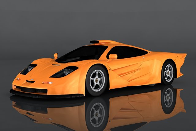 mclaren f1 3D Model .c4d .max .obj .3ds .fbx .stl .blend 