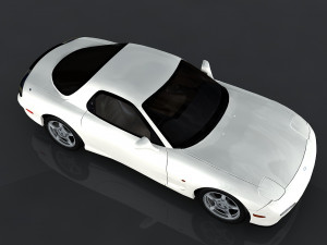 1997 mazda rx-7 3D 모델
