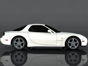 1997 mazda rx-7 Modelo 3D