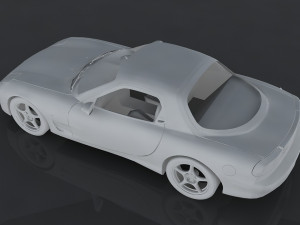 1997 mazda rx-7 3D 모델