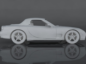 1997 mazda rx-7 3D 모델