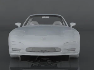 1997 mazda rx-7 Modelo 3D
