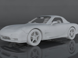 1997 mazda rx-7 3D 모델