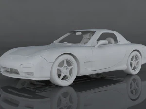 1997 mazda rx-7 Modelo 3D