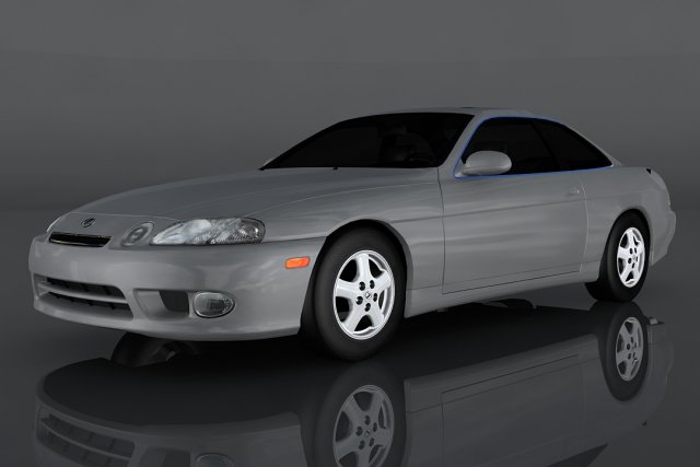 1997 lexus sc300 3D 模型 .c4d .max .obj .3ds .fbx .stl .blend 