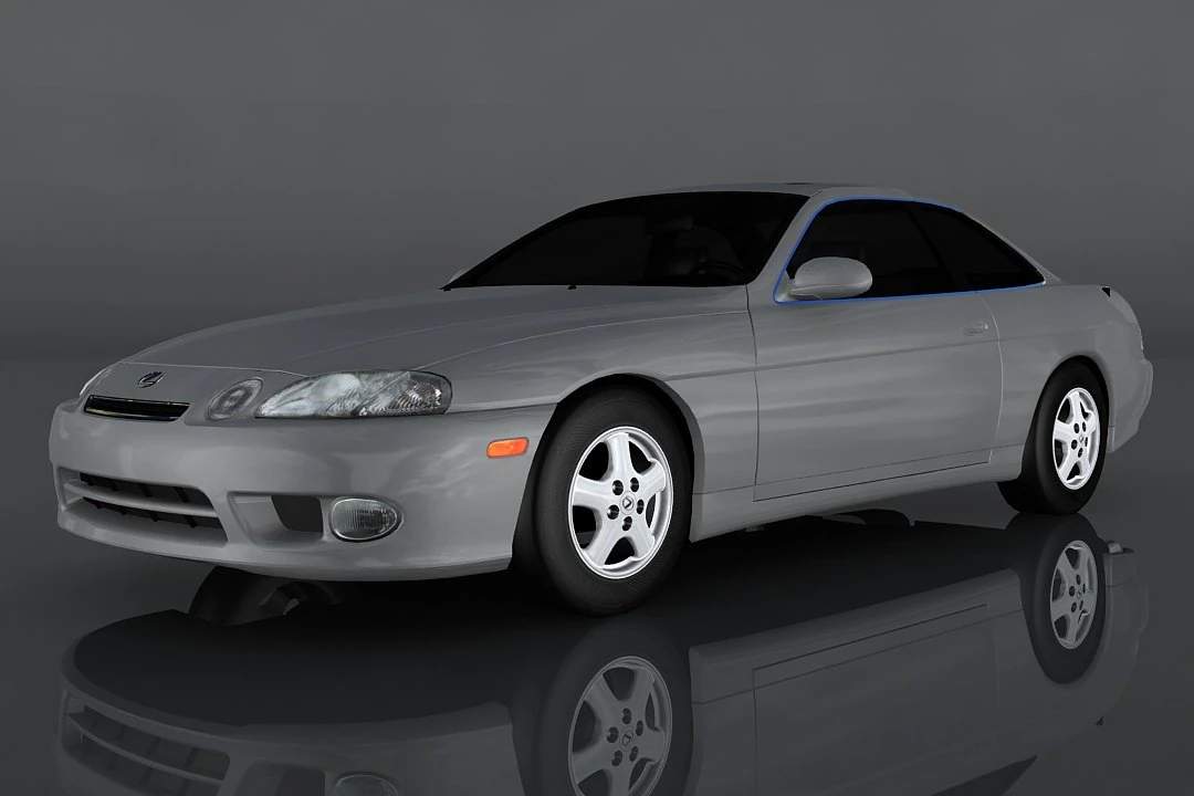1997 lexus sc300 3D Model .c4d .max .obj .3ds .fbx .stl .blend 
