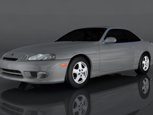 1997 lexus sc300 Modelo 3D