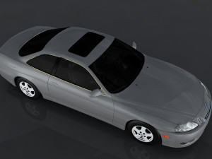 1997 lexus sc300 3D 模型