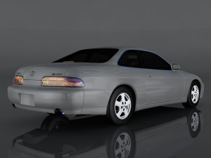 1997 lexus sc300 3D 模型