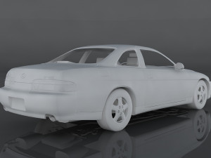 1997 lexus sc300 3D 模型