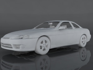 1997 lexus sc300 3D 模型