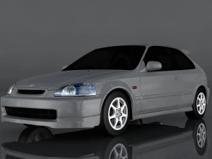 1997 honda civic 3D Model