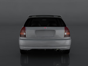1997 honda civic Modelo 3D