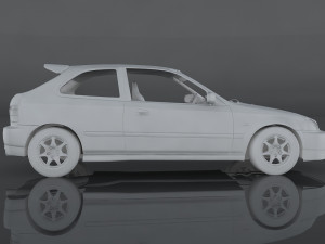 1997 honda civic Modelo 3D