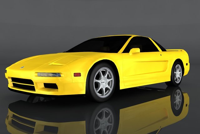 1997 acura nsx 3D Model .c4d .max .obj .3ds .fbx .stl .blend 