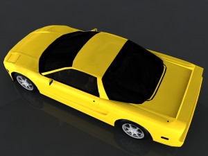 1997 acura nsx 3D Model