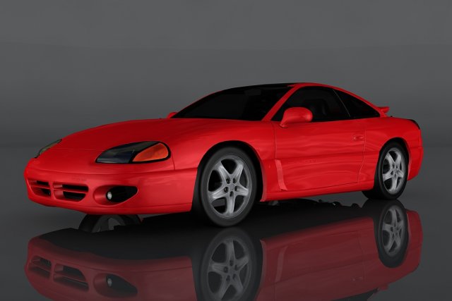 dodge stealth r 3D Model .c4d .max .obj .3ds .fbx .stl .blend 
