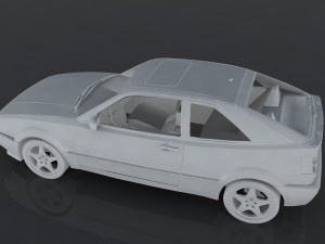 volkswagen corrado vr6 3D मॉडल