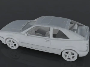 volkswagen corrado vr6 3D Model