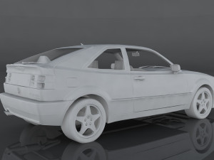 volkswagen corrado vr6 3D मॉडल