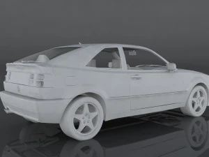 volkswagen corrado vr6 3D Model