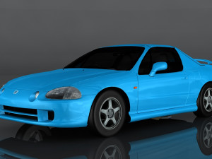1995 honda cr-x 3D Model