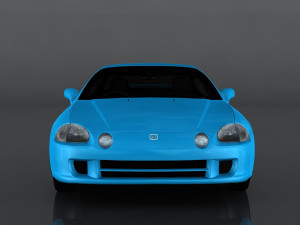 1995 honda cr-x Modèle 3D