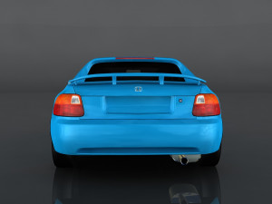 1995 honda cr-x Modèle 3D