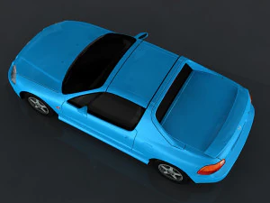 1995 honda cr-x 3D Model