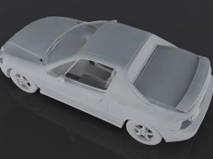 1995 honda cr-x 3D Model