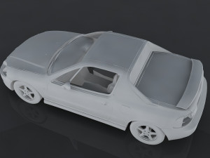 1995 honda cr-x Modèle 3D