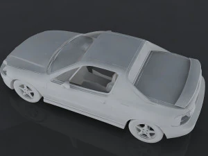 1995 honda cr-x 3D Model