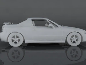 1995 honda cr-x 3D Model