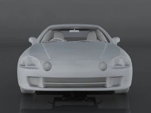 1995 honda cr-x 3D Model