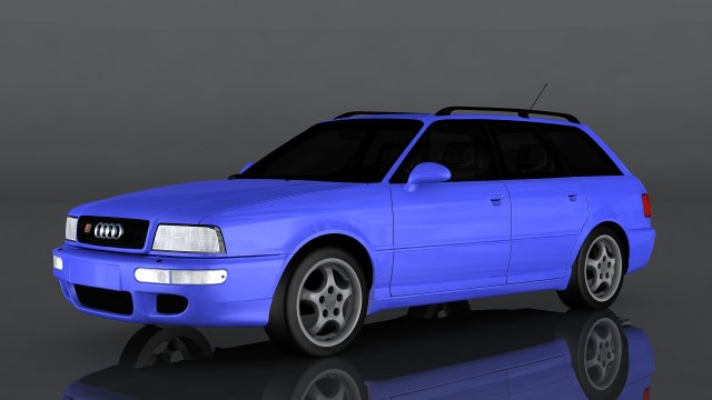 audi rs2 Modèle 3D .c4d .max .obj .3ds .fbx .stl .blend