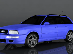 audi rs2 Modelo 3D