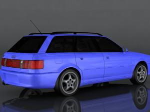 audi rs2 Model 3D