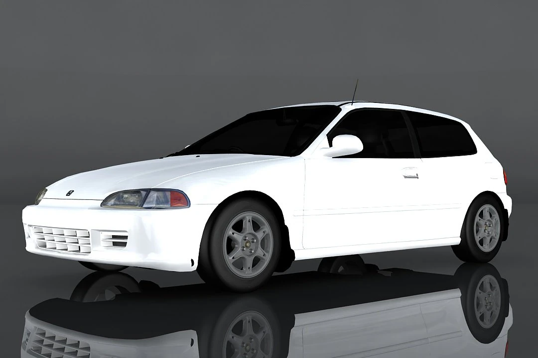1994 honda civic 3D Model .c4d .max .obj .3ds .fbx .stl .blend
