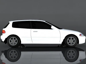 1994 honda civic 3D Model