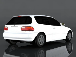 1994 honda civic 3D Model