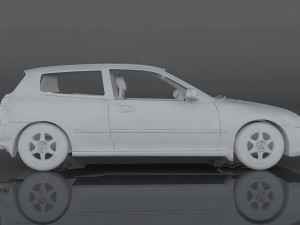 1994 honda civic 3D Model