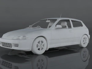 1994 honda civic 3D Model
