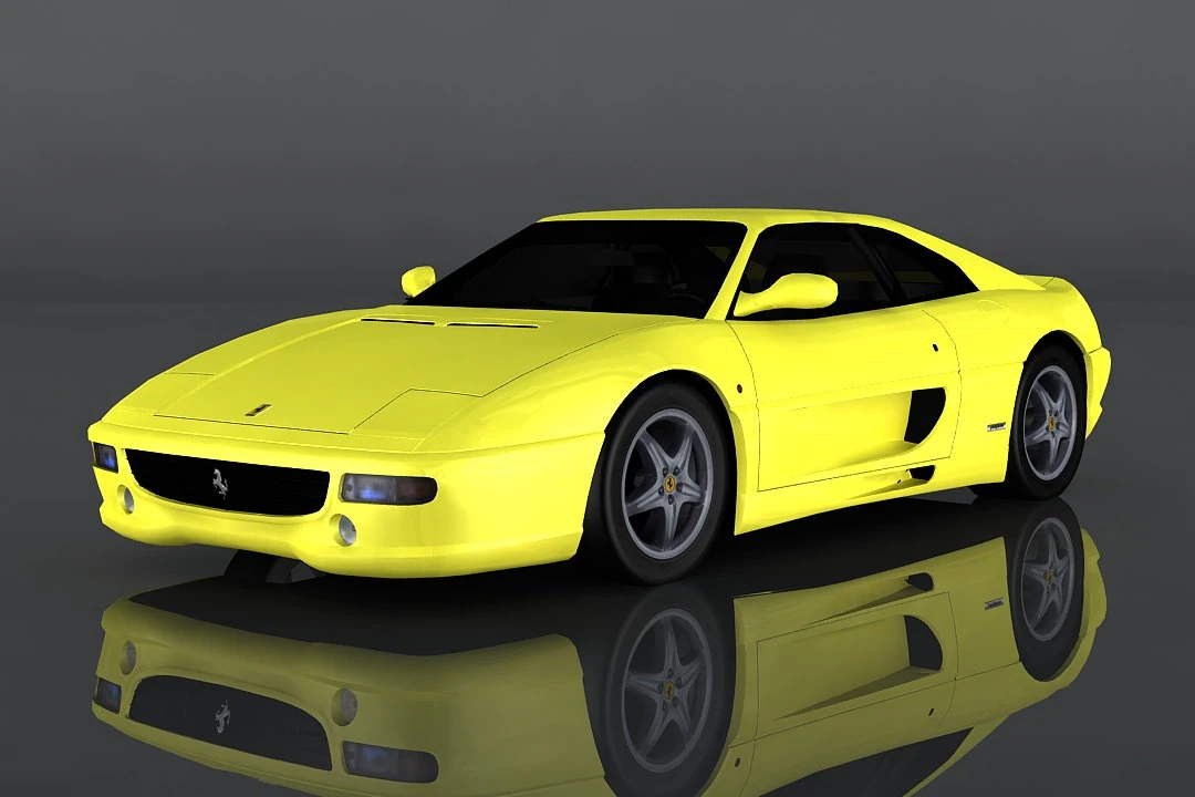 1994 ferrari f355 3D Model .c4d .max .obj .3ds .fbx .stl .blend 