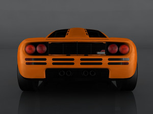 1993 mclaren f1 3D Модель
